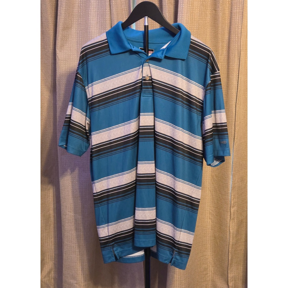 Grand Slam Striped Polo Shirt Men's‎ Size XL Multicolor